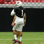 Quarterback Phillip Sims at Arizona Cardinals Training Camp in Glendale Tuesday, August 4, 2015. (Photo: Vince Marotta/Arizona Sports)