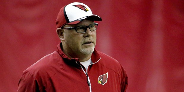 Arizona Cardinals head coach Bruce Arians. His team went 11-5 last season, earning a playoff berth ...