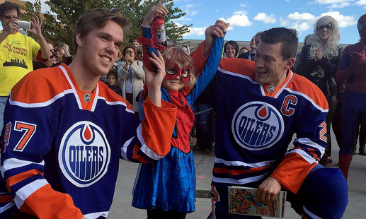 Screenshot from @EdmontonOilers...
