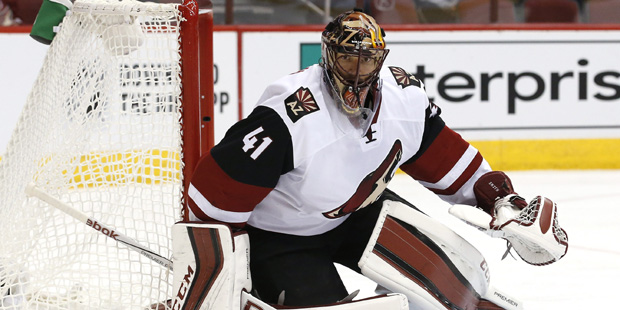 Related Coyotes avoid shutout with late goal in loss to RangersASU’s Cardae Mack, Owen Long e...