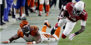 Little J.J. Nelson comes up big in Cardinals win over Bengals