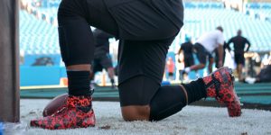 Cam Newton's cleats celebrate the Halloween spirit