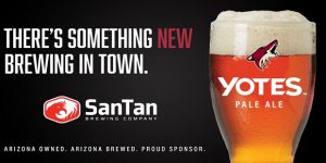 Arizona Coyotes partner with SanTan Brewery for 'Yotes Pale Ale'