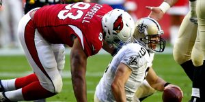 Cardinals DT Calais Campbell rumbles for his first career touchdown