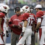 Ken Whisenhunt, Kurt Warner, Larry Fitzgerald