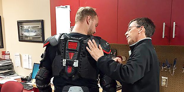 Arizona Coyotes equipment manger Stan Wilson mics up former Arizona Coyotes player Mikkel Boedker b...