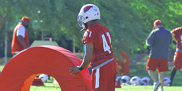 Arizona Cardinals safety Antonie Bethea at the team's OTAs in Tempe, Ariz. (Photo: Adam Green: Ariz...