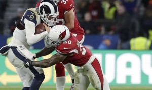 Cardinals $LB Deone Bucannon exits with ankle injury vs. Jaguars