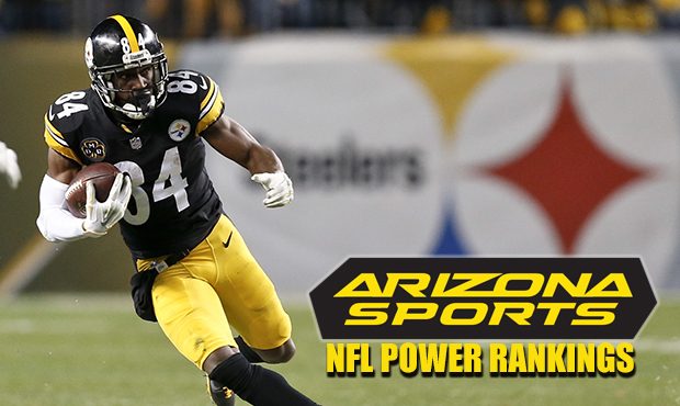 Pittsburgh Steelers wide receiver Antonio Brown (84) plays in an NFL football game against the Balt...