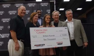 Character Counts scholarship awarded to Red Mountain's Brittani Rusnak
