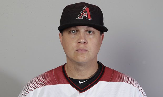 This is a 2018 photo of starting pitcher Kris Medlen of the Arizona Diamondbacks baseball team. Thi...