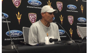 New start: Herm Edwards brings fresh energy to ASU spring football