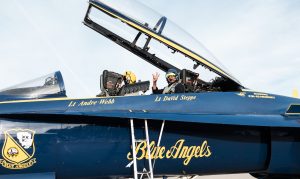 ASU football coach Herm Edwards, Blue Angels team up for wild ride