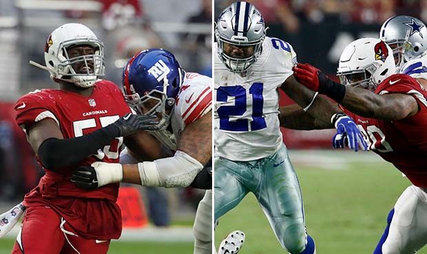 Chandler Jones (left) and Robert Nkemdiche (right) (AP Photos)...