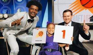 Suns' Jackson, Jazmyne explore Chicago, experience NBA Draft Lottery