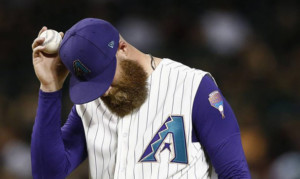 D-backs' Archie Bradley once threw a clean inning with not clean pants