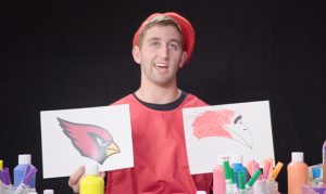 Cardinals' Josh Rosen, NFL rookies try to draw team logos
