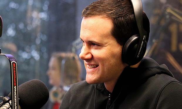 Phoenix Suns general manager Ryan McDonough does an interview with The Doug & Wolf Show on 98.7...