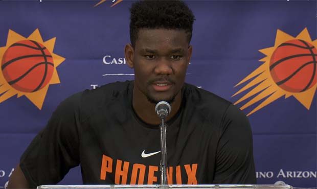 Related Deandre Ayton's mentality shines under spotlight after Suns workoutDeandre Ayton to Ph...