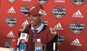 Coyotes' Pierre-Olivier Joseph’s wait may depend on his weight