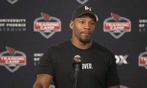 Cardinals RB Johnson enters camp without extension on the mind