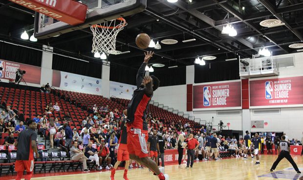 Former Arizona State guard Shannon Evans II is hoping to find a spot on the Houston Rockets roster....