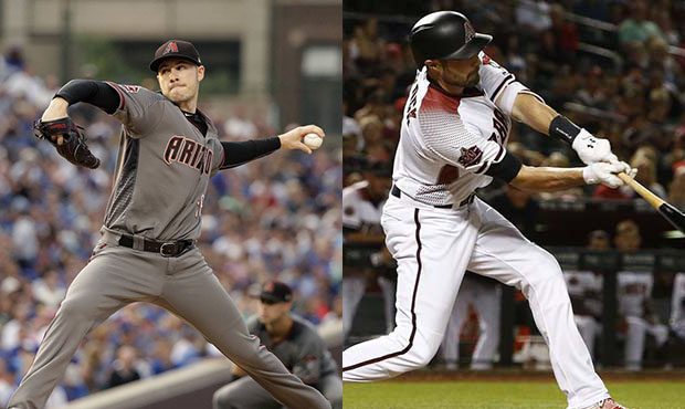 Patrick Corbin and A.J. Pollock are expected to part ways with the D-backs this offseason. (AP Phot...