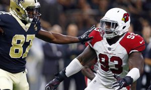 Cardinals defensive end Arthur Moats injured with sprained MCL