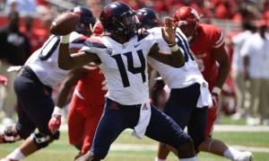 Three first quarter touchdowns lead Houston's offense over Arizona