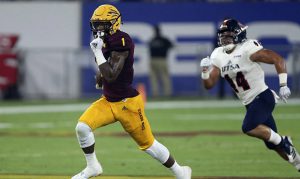 N'Keal Harry's TD garnered PFF notice, but it wasn't Edwards' play of the game