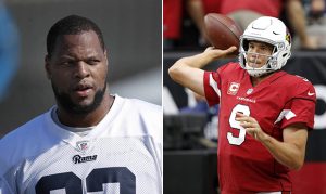 Marked man: Cardinals' Sam Bradford hopes to shrug off Ndamukong Suh