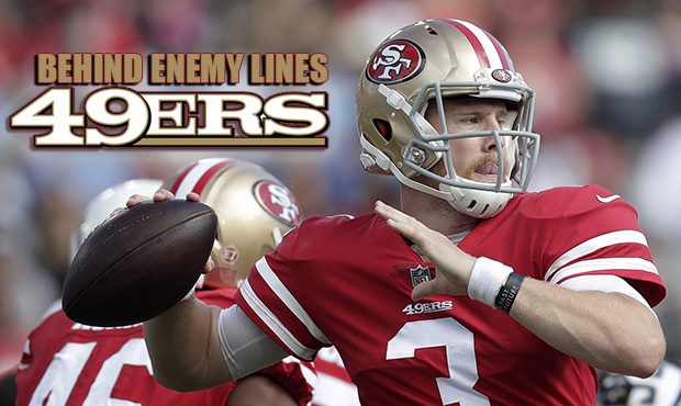 San Francisco 49ers quarterback C.J. Beathard passes during the second half of an NFL football game...