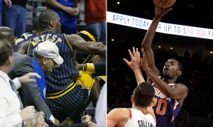Suns' Josh Jackson says he threw a water bottle at 'Malice at the Palace'