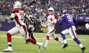 Cardinals fail to convert on third down against the Vikings