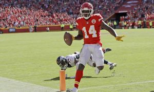 Chiefs WR Sammy Watkins in danger of missing matchup against Arizona