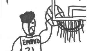 76ers get last laugh with Deandre Ayton, Joel Embiid drawing