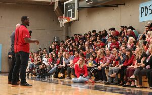 Cardinals’ Coleman shares unique journey with deaf students