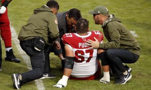 Cardinals place OL Justin Pugh on IR for season, release S Eddie Pleasant