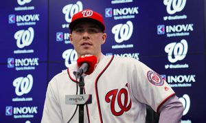 Washington Nationals introduce Patrick Corbin, make signing official