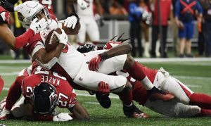 Arizona Cardinals' David Johnson scores on 27th birthday