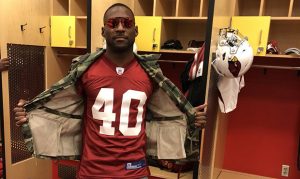 Cardinals' Patrick Peterson sports Pat Tillman jersey before Lions game