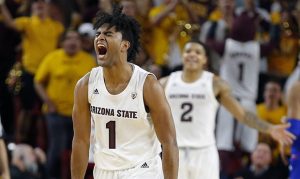 No. 18 ASU shows resiliency, rides wild atmosphere to upset No. 1 Kansas