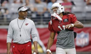 Cardinals' Larry Fitzgerald tweets his appreciation for Steve Wilks