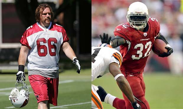 Alan Faneca (left) and Edgerrin James (right) were both selected as finalists for the Class of 2019...