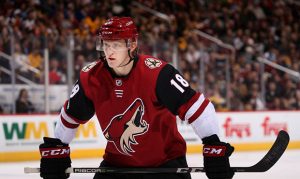 Welcome back: Coyotes' Christian Dvorak makes season debut