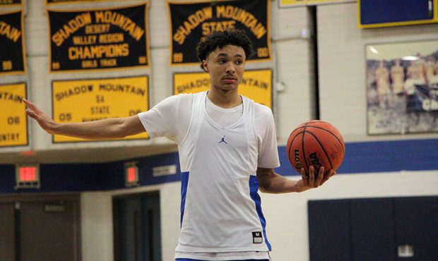 Jaelen House, son of Eddie House, is a senior guard at Shadow Mountain High School. (Josh Shure/Cro...