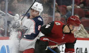 Coyotes' loss to Blue Jackets extends skid to 5 amid playoff race