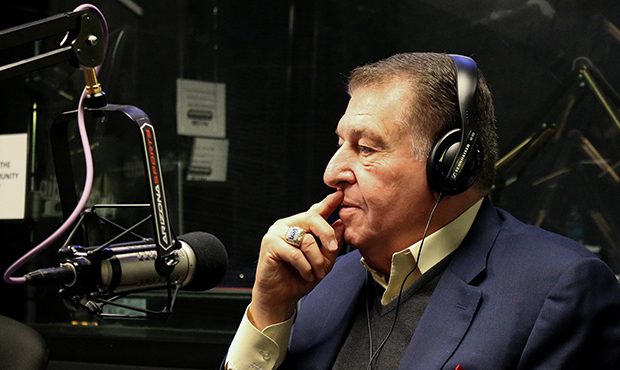 Former Phoenix sports franchise owner Jerry Colangelo visits Doug & Wolf on Arizona on Feb. 12,...