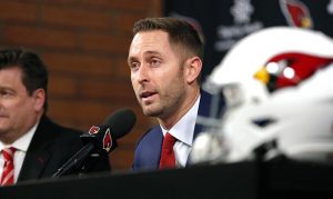 Cardinals' Kingsbury downplays Kyler Murray draft talk: 'Josh is our guy'