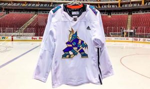 Coyotes will auction teal and purple Kachina jerseys for D-backs Night